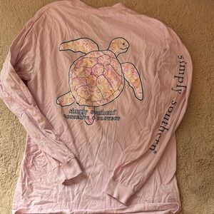 Simply Southern Pink Turtle Graphic Long Sleeve